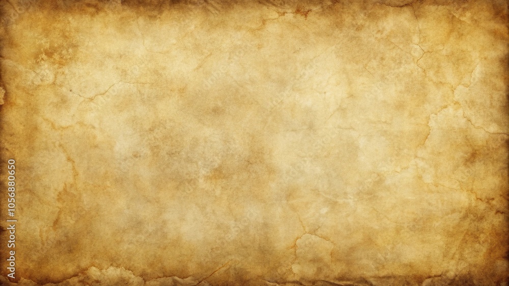 Distressed parchment texture with worn edges and subtle cracks, parchment texture, brown, antique Distressed parchment texture with worn edges and subtle cracks, parchment texture, brown, antique