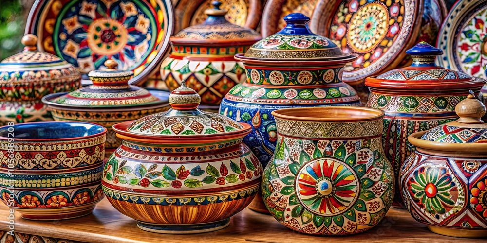 Traditional Ukrainian pottery featuring intricate patterns and ornamental designs, Ukrainian, pottery, traditional, patterns Traditional Ukrainian pottery featuring intricate patterns and ornamental designs, Ukrainian, pottery, traditional, patterns