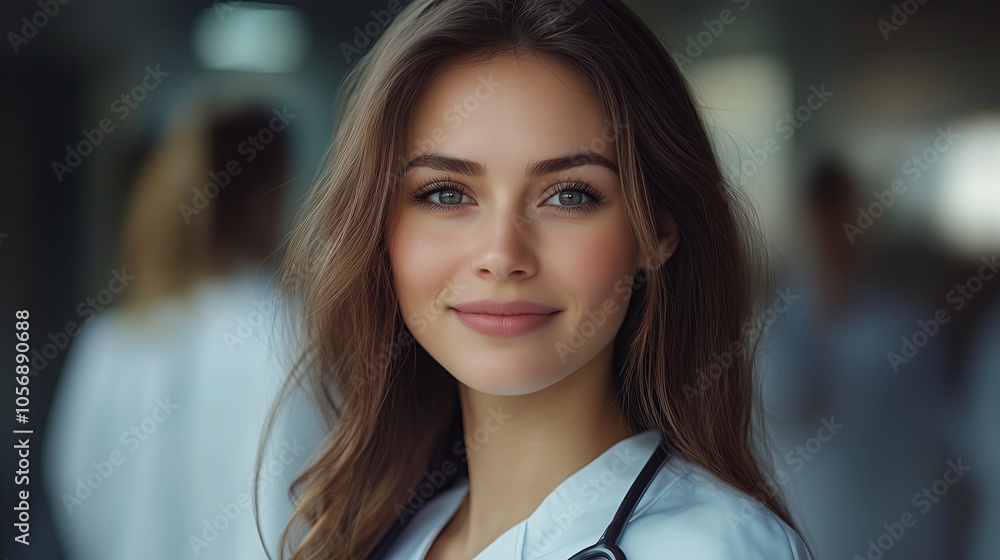 portrait of a female doctor portrait of a female doctor