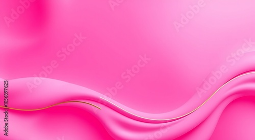 Abstract pink background with gold line.