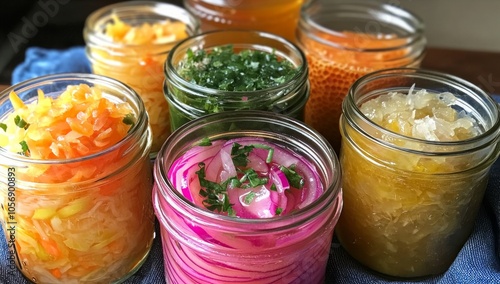 Vibrant Preserved Vegetables