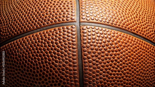 Smooth leather basketball texture with a subtle sheen, suede-like, sportswear, basketball, leather photo