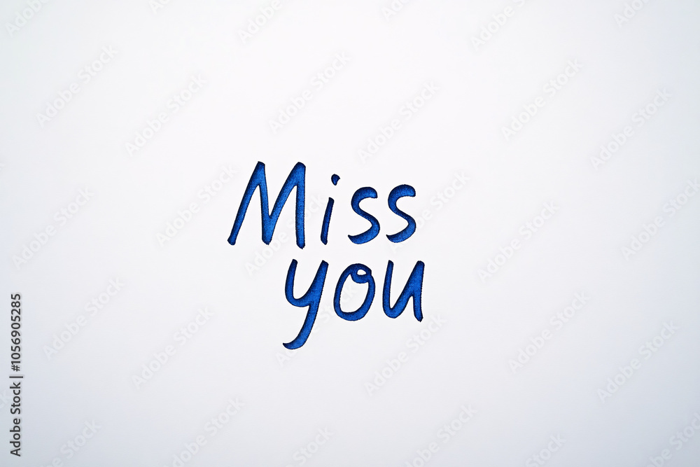 simple miss you message in blue text on a clean white background conveying longing and affection
simple miss you message in blue text on a clean white background conveying longing and affection
