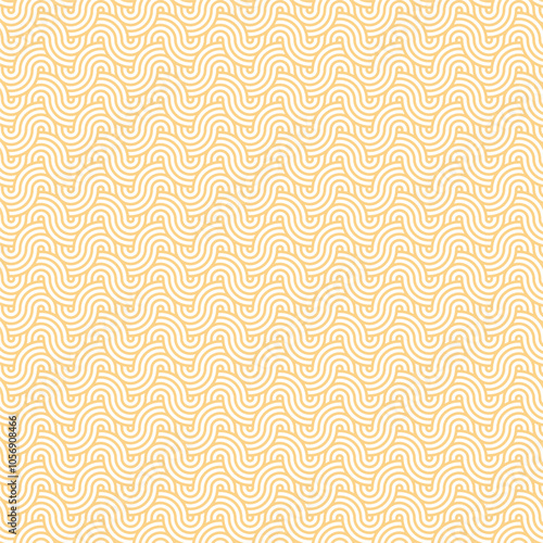 Seamless pattern with abstract waves. Modern stylish texture. Repeating geometric background.