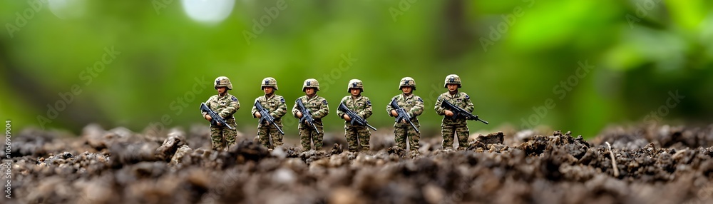Miniature Soldiers for Veterans Day Art Project Miniature Soldiers for Veterans Day Art Project
