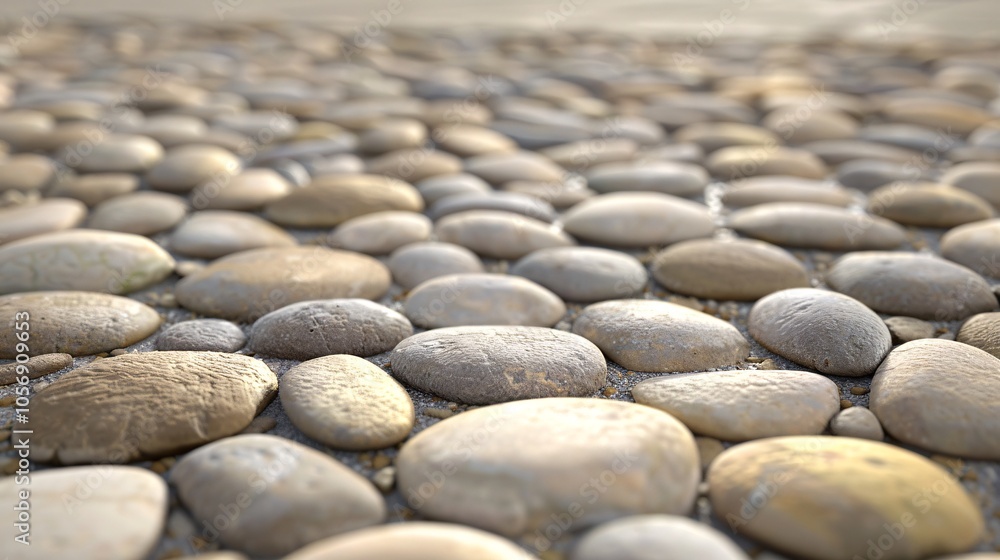 Pebbles on the beach. Smooth, Rounded Pebbles Closely Placed Together, Creating a Natural Textured Pattern Pebbles on the beach. Smooth, Rounded Pebbles Closely Placed Together, Creating a Natural Textured Pattern
