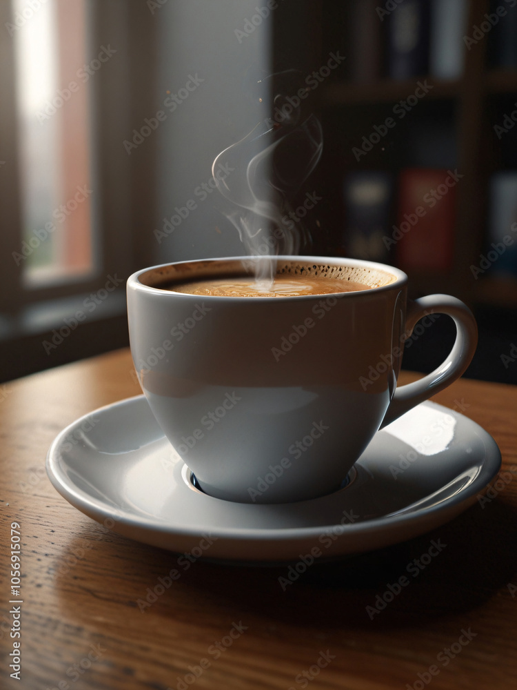 A cozy vibe surrounds a delicious cup of coffee. A cozy vibe surrounds a delicious cup of coffee.