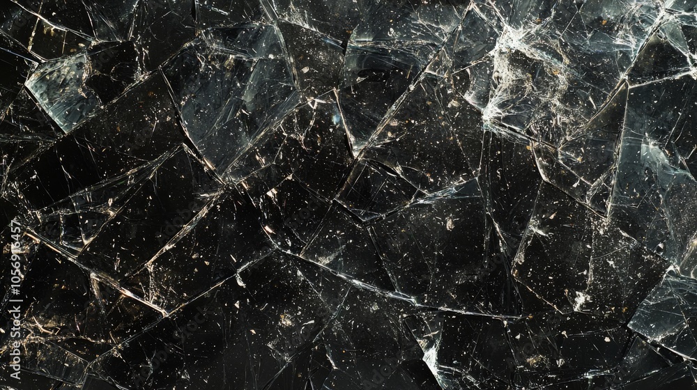 Realistic Broken Glass Overlay for Graphic Design Realistic Broken Glass Overlay for Graphic Design