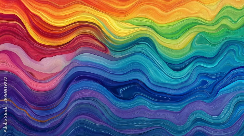 Abstract Rainbow Swirls Abstract Rainbow Swirls