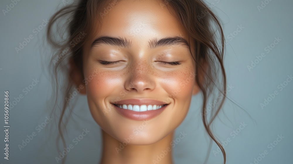 portrait of a woman with healthy skin portrait of a woman with healthy skin