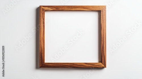 A wooden A4 frame mockup displayed against a white background in a horizontal landscape orientation