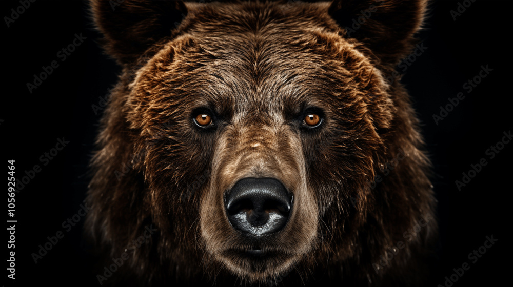 brown bear portrait brown bear portrait