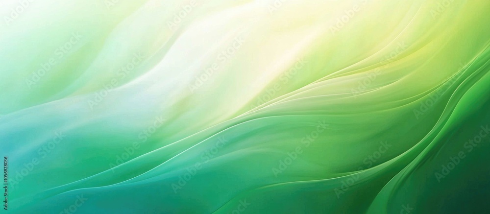 Blurred Background Colorful Smooth Flowing Green Gradient Abstract For Illustration Blurred Background Colorful Smooth Flowing Green Gradient Abstract For Illustration