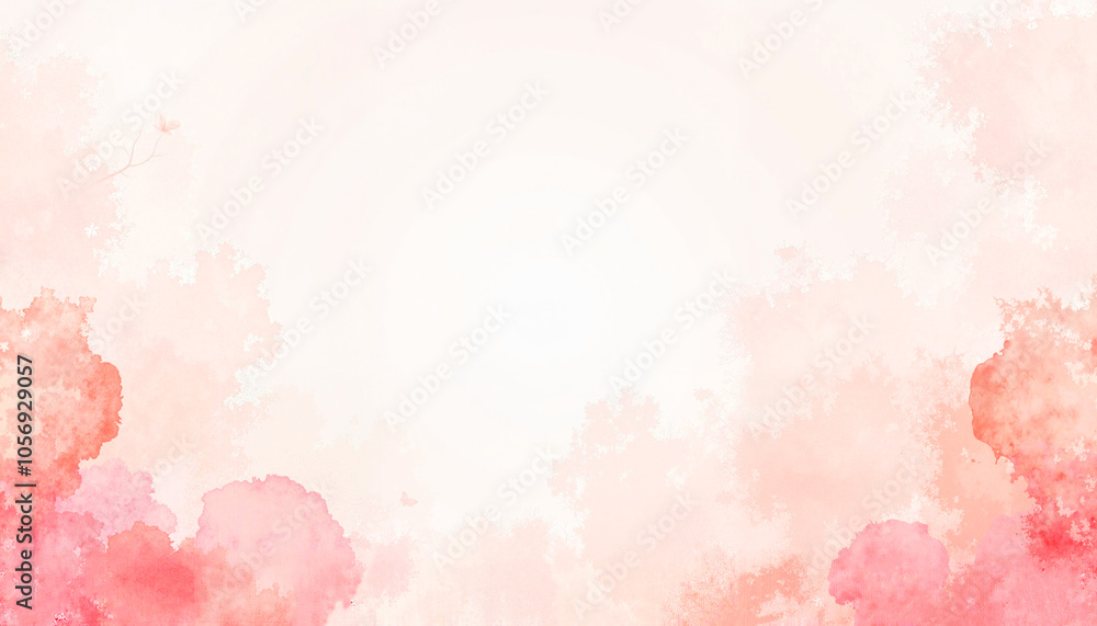 Abstract watercolor background with soft pink hues and copy space Abstract watercolor background with soft pink hues and copy space