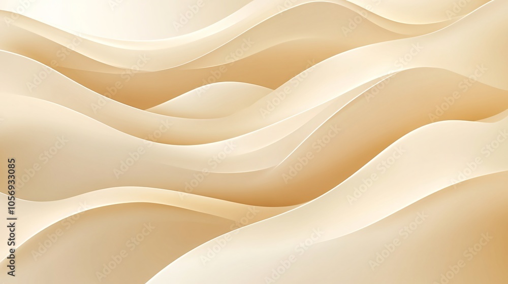 Obraz premium Abstract Beige Wave Background