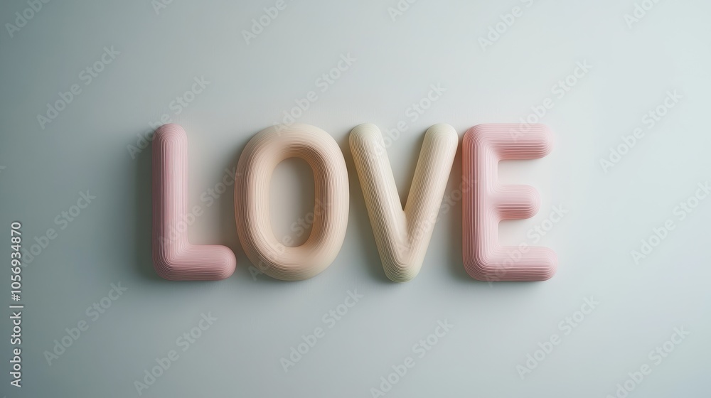 Soft Pastel Love: A Minimal Romantic Expression Soft Pastel Love: A Minimal Romantic Expression