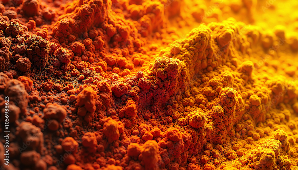 Orange and Yellow Textured Sand Surface Orange and Yellow Textured Sand Surface