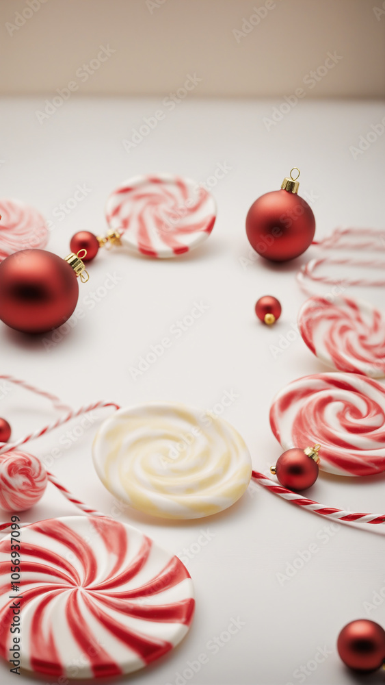 Fototapeta premium Christmas Candy