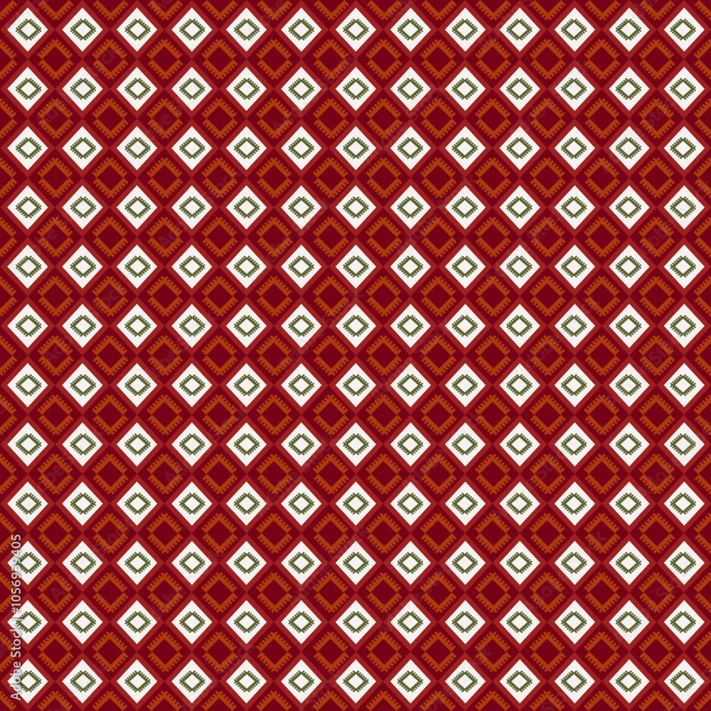Native American-Inspired Holiday Design with Repetitive Symmetry and Bold Borders, Perfect for Seasonal Fabric, Decor, and Crafts. Native American-Inspired Holiday Design with Repetitive Symmetry and Bold Borders, Perfect for Seasonal Fabric, Decor, and Crafts.