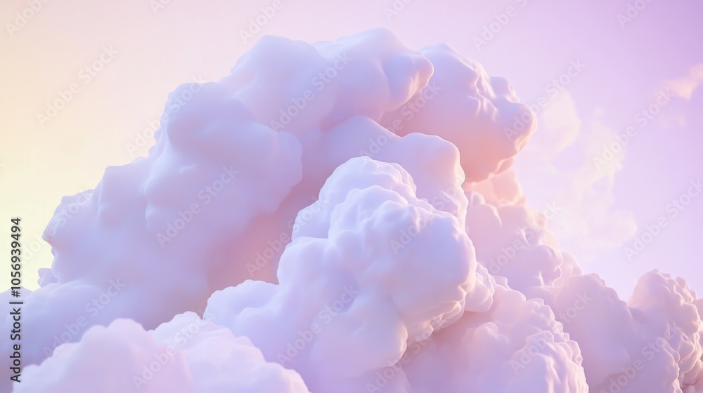 A stunning pastel cloud formation captured in soft light, creating a dreamy and serene atmosphere in the sky. A stunning pastel cloud formation captured in soft light, creating a dreamy and serene atmosphere in the sky.