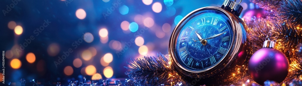 Magical Countdown to the New Year: A Festive Timepiece and Sparkling Celebration Magical Countdown to the New Year: A Festive Timepiece and Sparkling Celebration