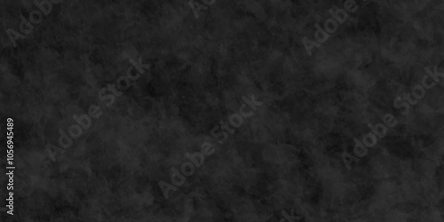 Dark black colored grunge old aged retro vintage stone concrete cement blackboard chalkboard wall backdrop floor texture. Black anthracite dark gray wall retro old slate grunge backdrop background. 