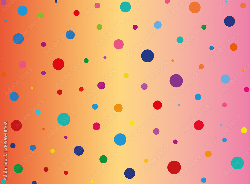 colorful background with dots colorful background with dots