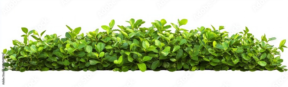 Vibrant Green Foliage Border Vibrant Green Foliage Border