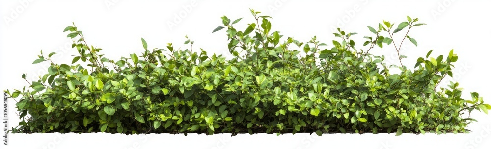 Vibrant Green Foliage Border Vibrant Green Foliage Border