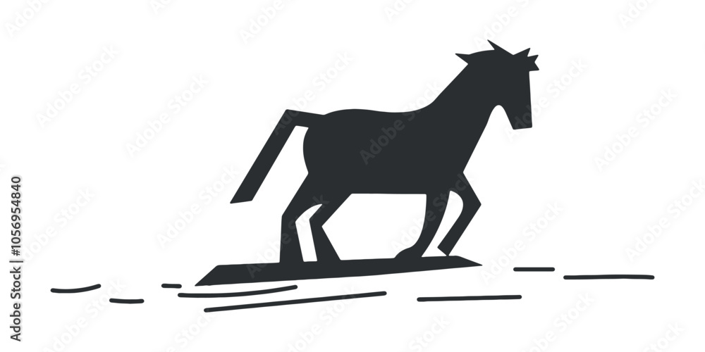 horse icon collection for nature, sport, and artistic designs horse icon collection for nature, sport, and artistic designs