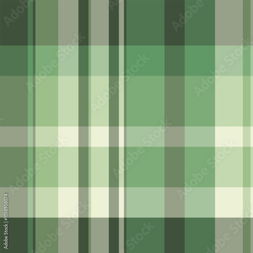 Frame textile check texture, individuality tartan pattern vector. Multicolored seamless background fabric plaid in pastel and green colors.