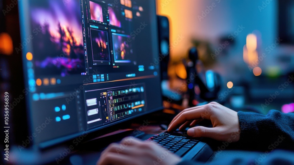 A low-angle view of someone adjusting the monitor on the stand, with the background softly blurred for context. A low-angle view of someone adjusting the monitor on the stand, with the background softly blurred for context.