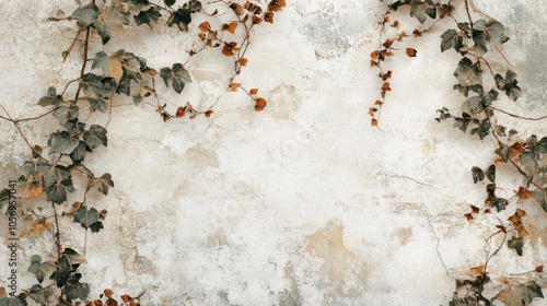 Wallpaper Mural Antique Roman wallpaper featuring floral and ivy motifs, giving a timeless look, isolated on white Torontodigital.ca