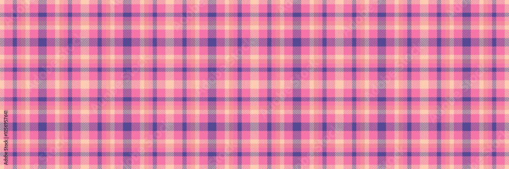 Awesome texture textile vector, styled tartan pattern background. Veil seamless check plaid fabric in pink and light colors. Awesome texture textile vector, styled tartan pattern background. Veil seamless check plaid fabric in pink and light colors.