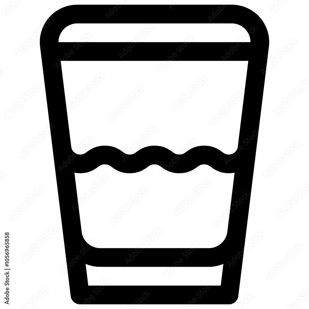 Latte. Editable stroke vector icon. Latte. Editable stroke vector icon.