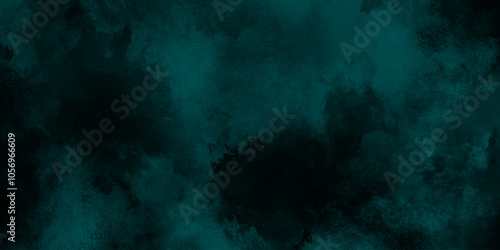 abstract cloud and vapor texture background. Black and blue smoke aquarelle smudge illustration smooth grungy smokey light pastel colors ink glow. Teal color powder explosion .	
