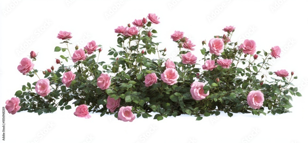 Stunning Pink Rose Garden Display Stunning Pink Rose Garden Display