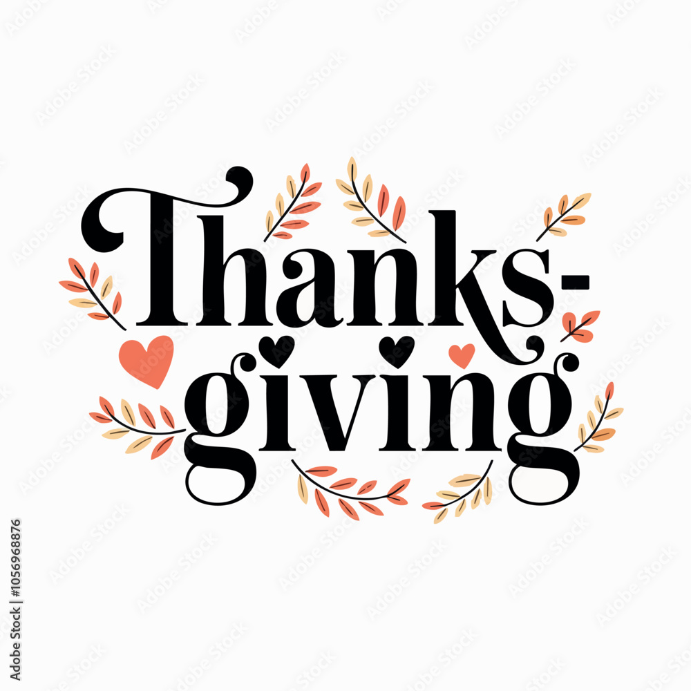 Fototapeta premium Thanksgiving greetings card