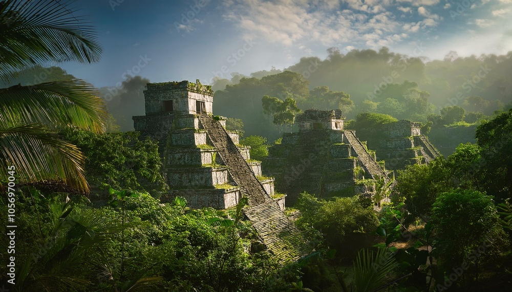 Fototapeta premium Antigua ciudad maya