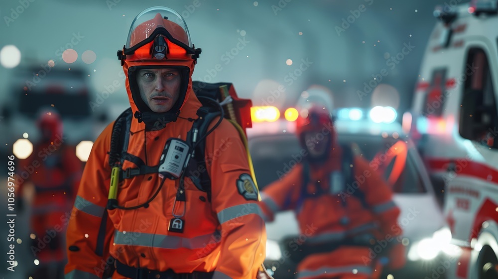 Showcase the heroism of emergency workers with lifelike models of firefighters and paramedics Showcase the heroism of emergency workers with lifelike models of firefighters and paramedics