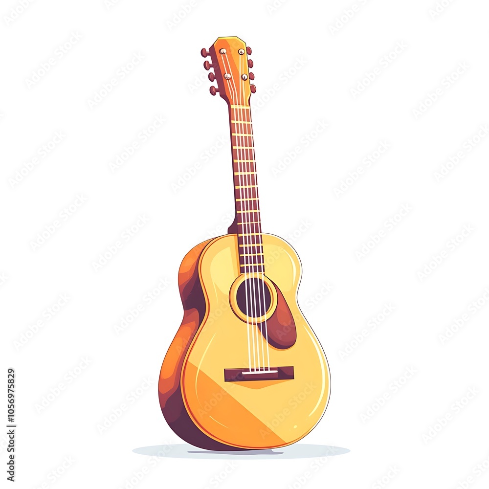 Cartoon musical notes with G-clef on a white background. Cartoon musical notes with G-clef on a white background.