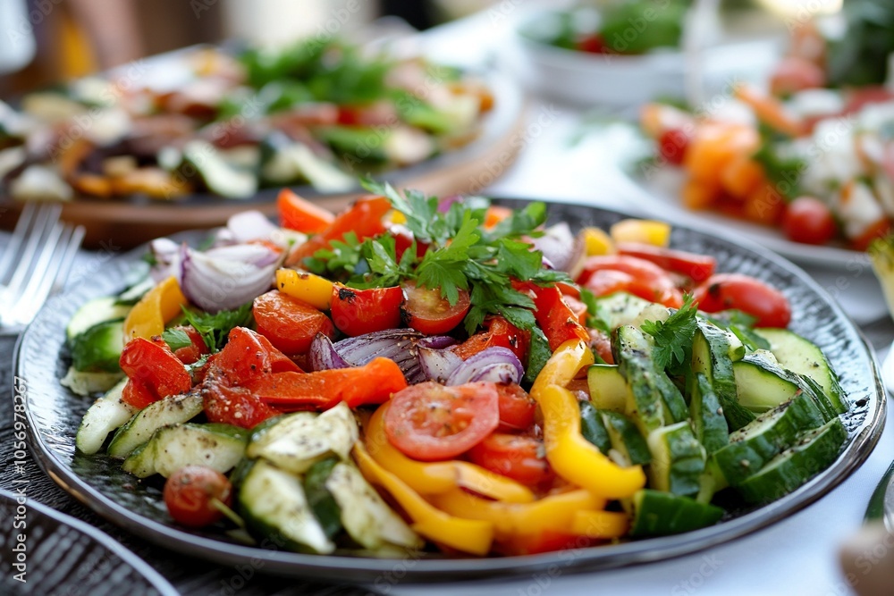 plate of food .generative ai plate of food .generative ai