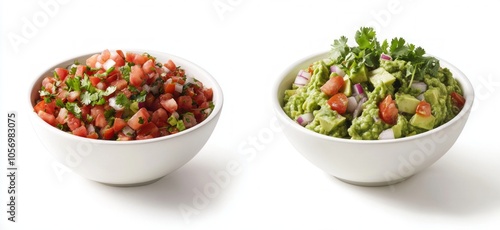 Delicious Guacamole and Salsa