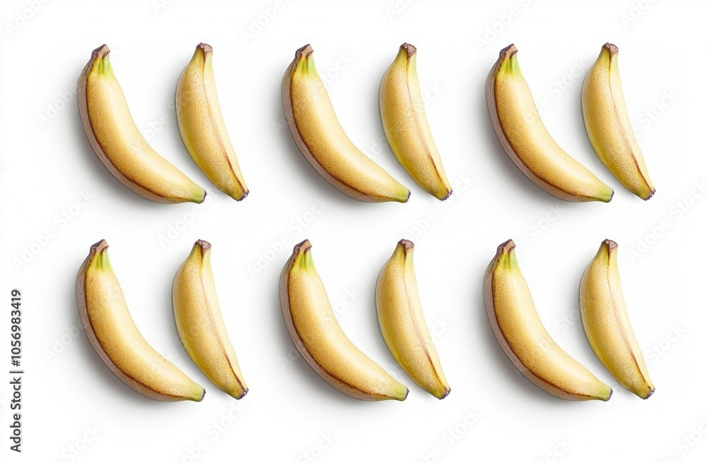 Geometric Banana Pattern