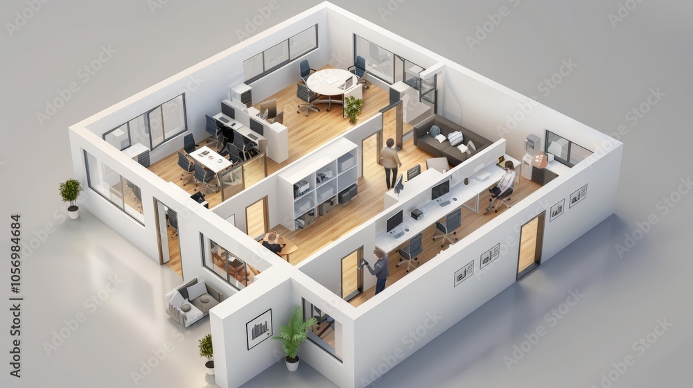Visualize the integration of risk management into organizational culture with detailed 3D renders of riskaware workplaces and teams Visualize the integration of risk management into organizational culture with detailed 3D renders of riskaware workplaces and teams