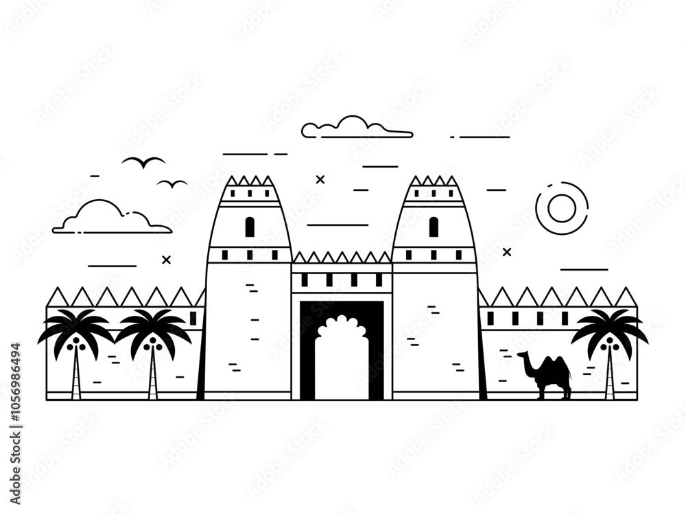 Al Jahili Fort in United Arab Emirates