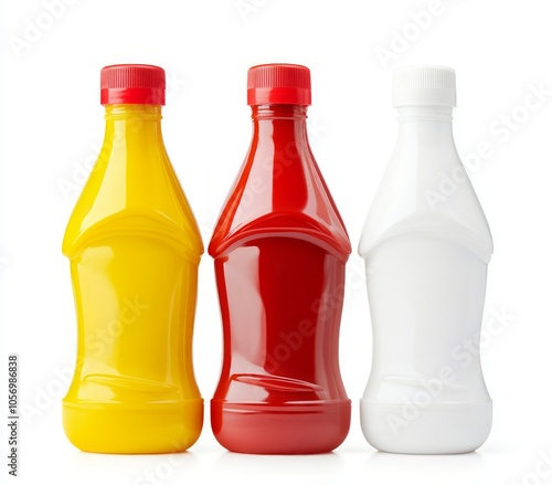 Colorful Condiment Bottles