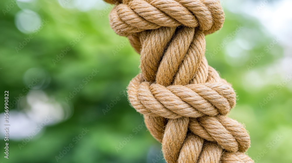 Closeup of Thick Rope Knot Natural Fiber Texture Background Boating Nautical Marine Closeup of Thick Rope Knot Natural Fiber Texture Background Boating Nautical Marine