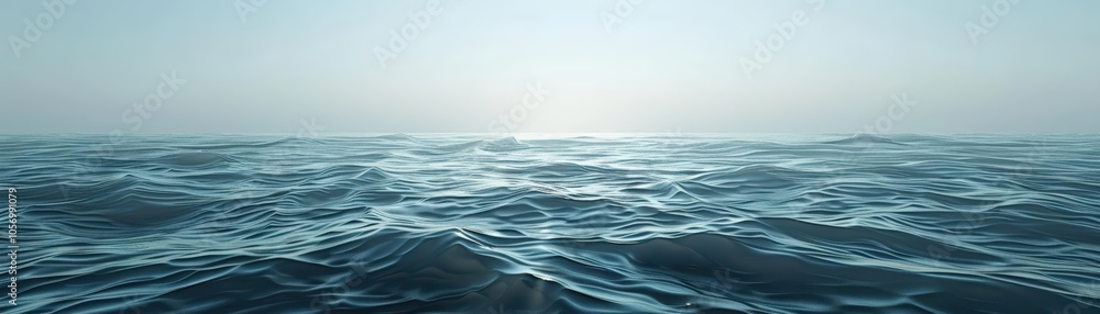 Create a serene minimalist ocean scene demonstrating environmental stewardship through drone photography Emphasize the vastness of the sea Create a serene minimalist ocean scene demonstrating environmental stewardship through drone photography Emphasize the vastness of the sea