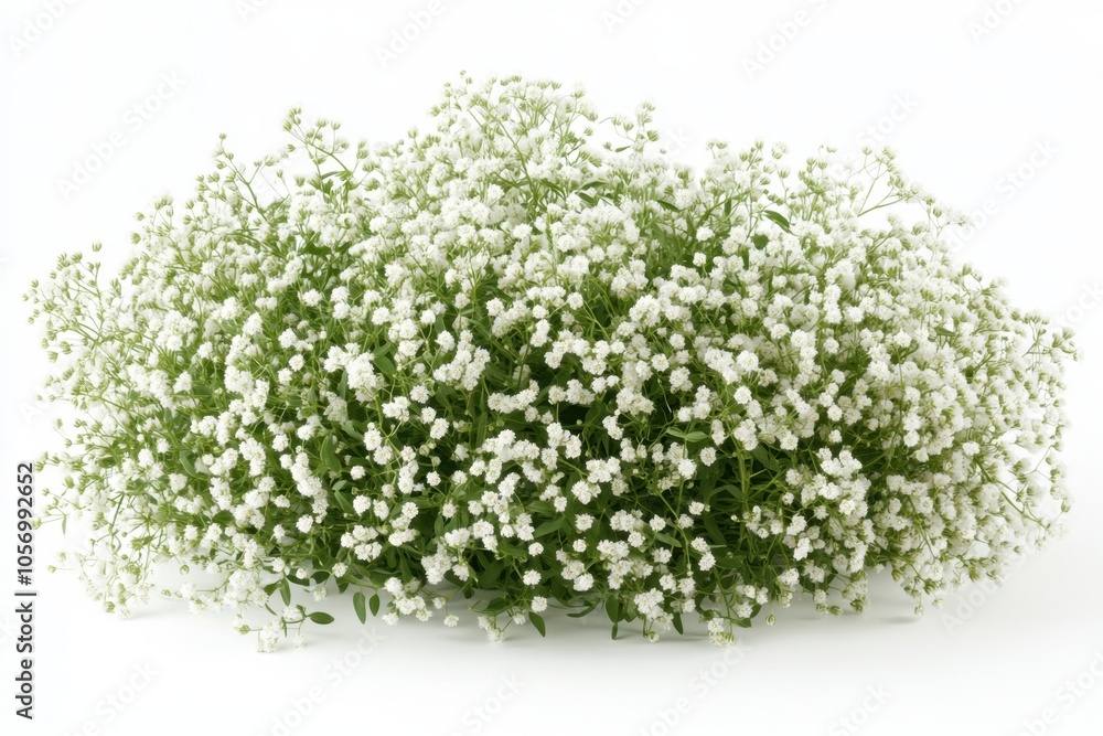 a Gypsophila isolated on white a Gypsophila isolated on white